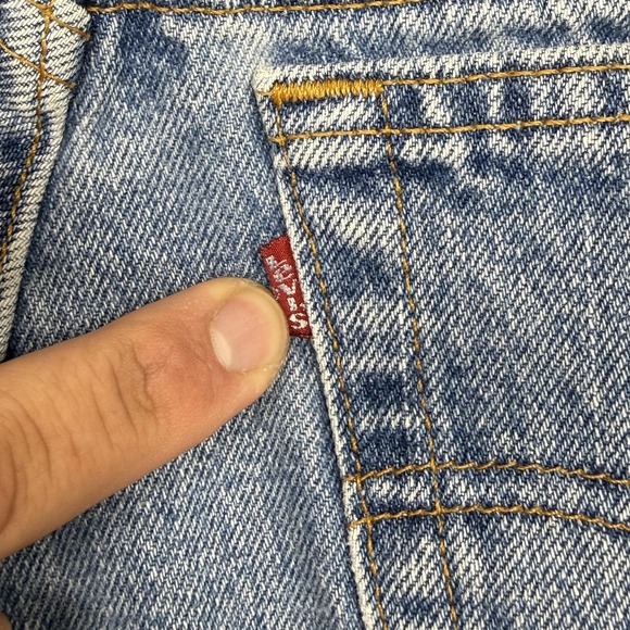 Vintage Levi's 560 Jeans Mens 33x30 Blue Denim Loose Fit Tapered Leg USA 90s - Picture 8 of 14